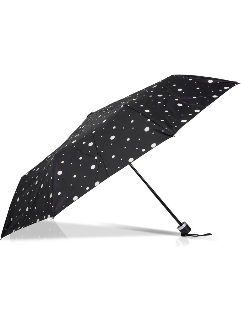 Ombrello resistente, idrorepellente, 23 cm da chiuso, con apertura/chiusura donna isotoner Nero Giallo - Kiabi