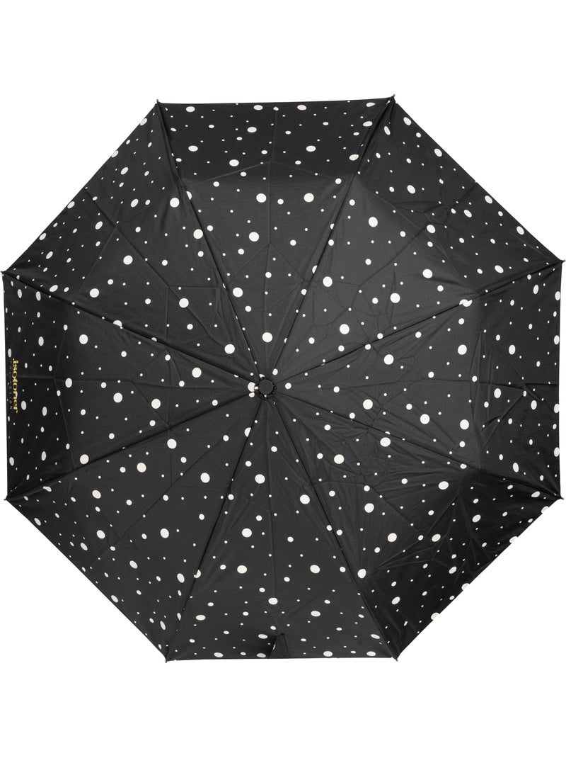 Ombrello resistente, idrorepellente, 23 cm da chiuso, con apertura/chiusura donna isotoner Nero Giallo - Kiabi