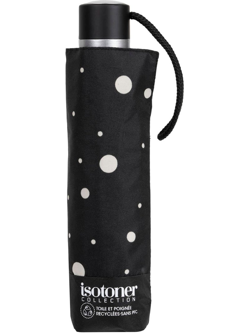 Ombrello resistente, idrorepellente, 23 cm da chiuso, con apertura/chiusura donna isotoner Nero Giallo - Kiabi