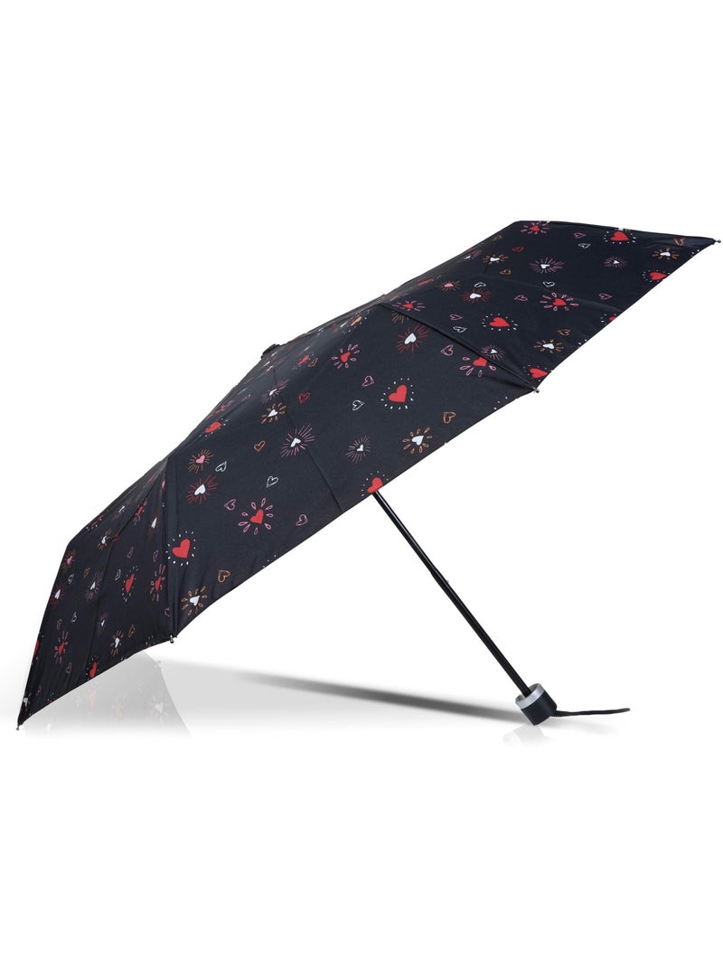 Ombrello resistente, idrorepellente, 23 cm da chiuso, con apertura/chiusura donna isotoner Rosso - Kiabi