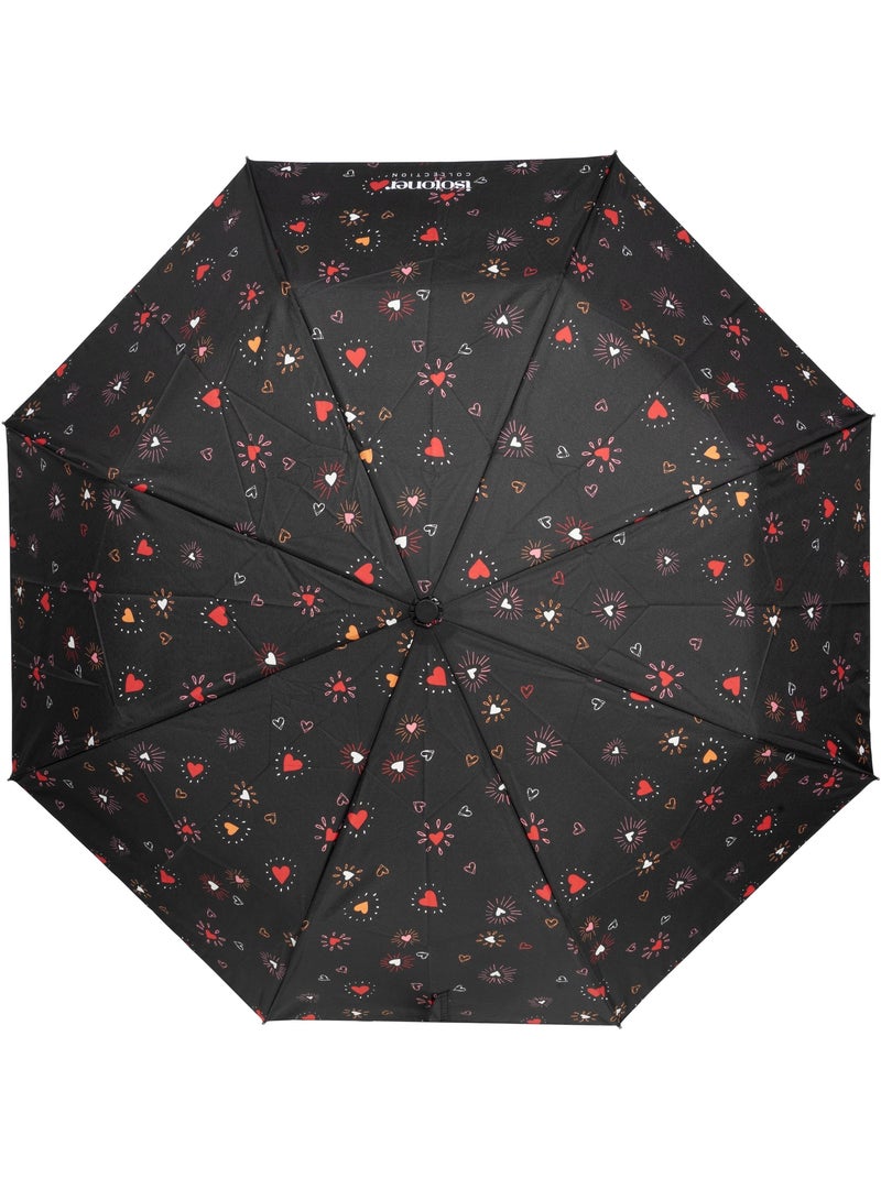 Ombrello resistente, idrorepellente, 23 cm da chiuso, con apertura/chiusura donna isotoner Rosso - Kiabi