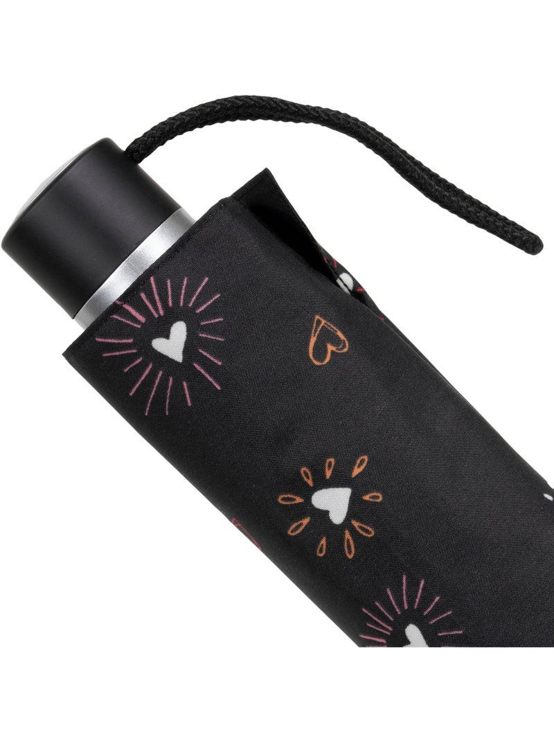 Ombrello resistente, idrorepellente, 23 cm da chiuso, con apertura/chiusura donna isotoner Rosso - Kiabi