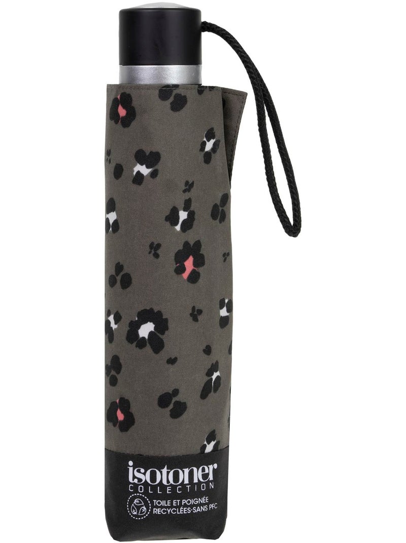 Ombrello resistente, idrorepellente, 23 cm da piegato, con apertura/chiusura donna isotoner Nero Cachi Bianco - Kiabi