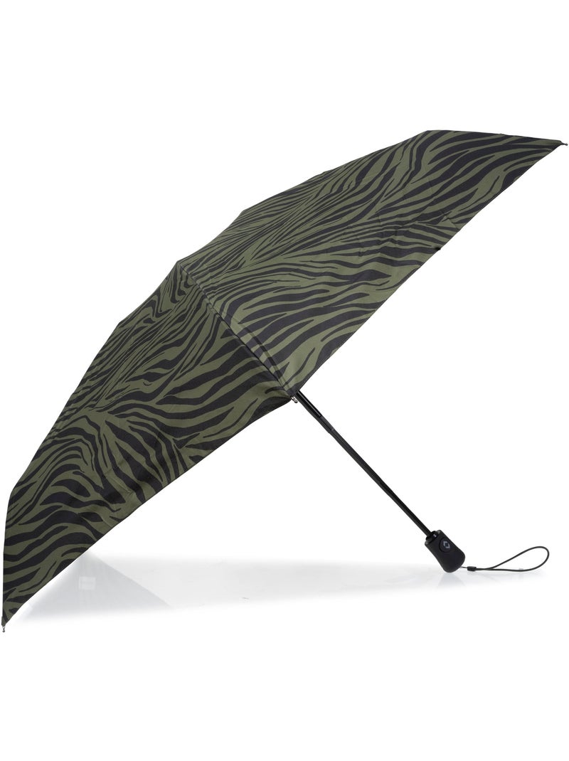 Ombrello resistente, idrorepellente, ampia copertura 98 cm, minima 21 cm e donna isotoner Nero Cachi - Kiabi