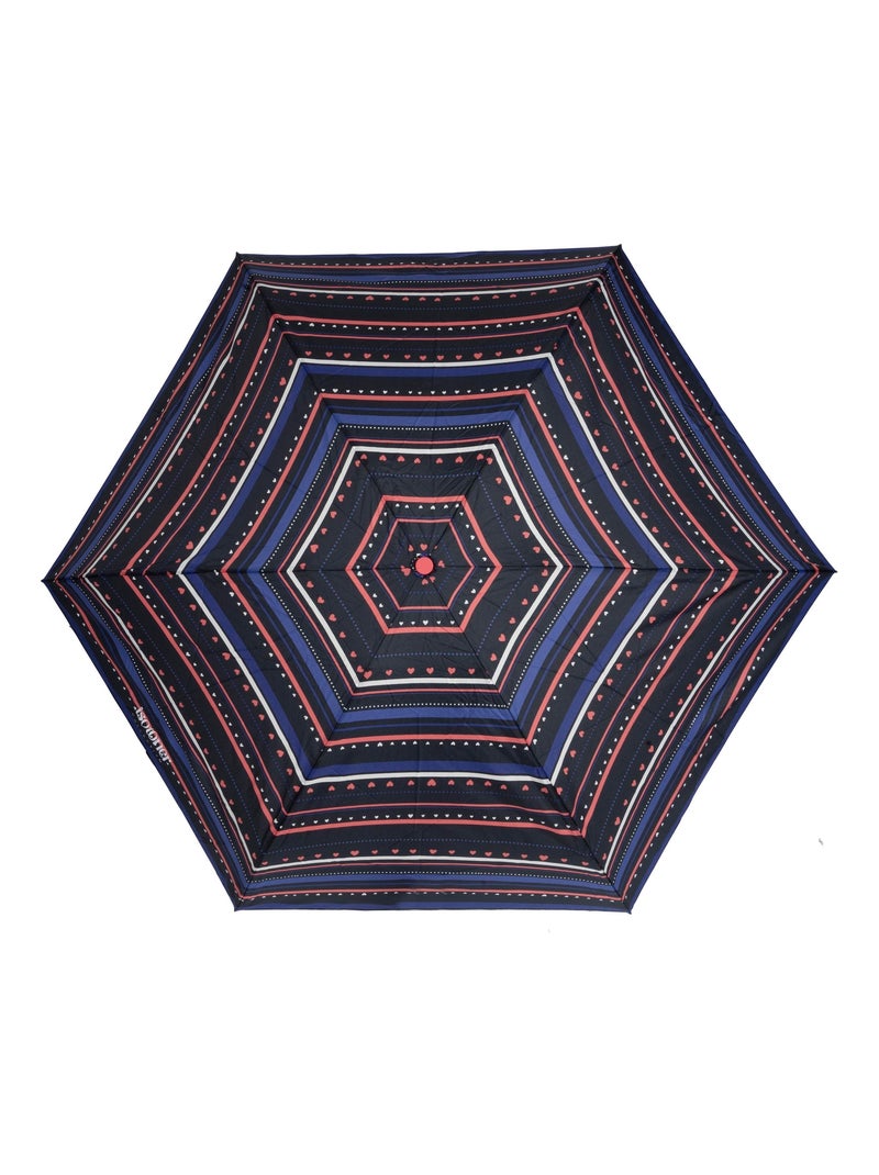Ombrello resistente, idrorepellente, ampia copertura 98 cm, minima 21 cm e donna isotoner Nero Rosa Blu - Kiabi