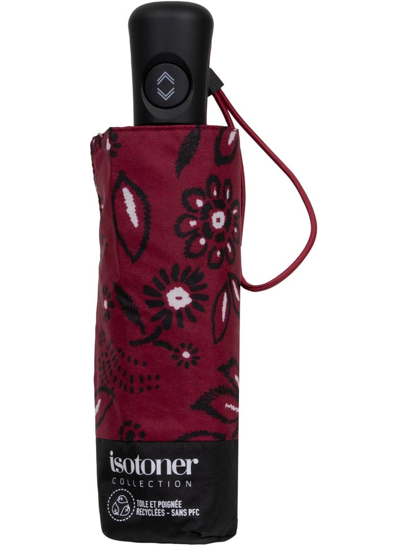 Ombrello resistente, idrorepellente, ampia copertura 98 cm, minimo 21 cm e donna Bianco Bordeaux - Kiabi