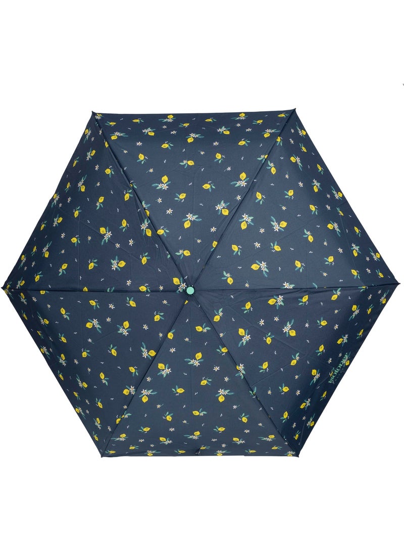 Ombrello resistente, idrorepellente, ampia copertura 98 cm, minimo 21 cm e donna isotoner Blu Giallo - Kiabi