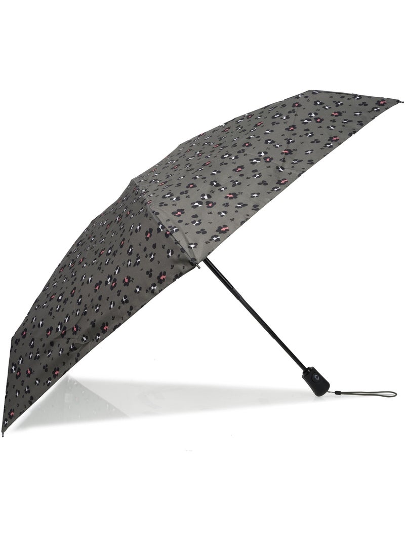 Ombrello resistente, idrorepellente, ampia copertura 98 cm, minimo 21 cm e donna isotoner Nero Cachi Bianco - Kiabi