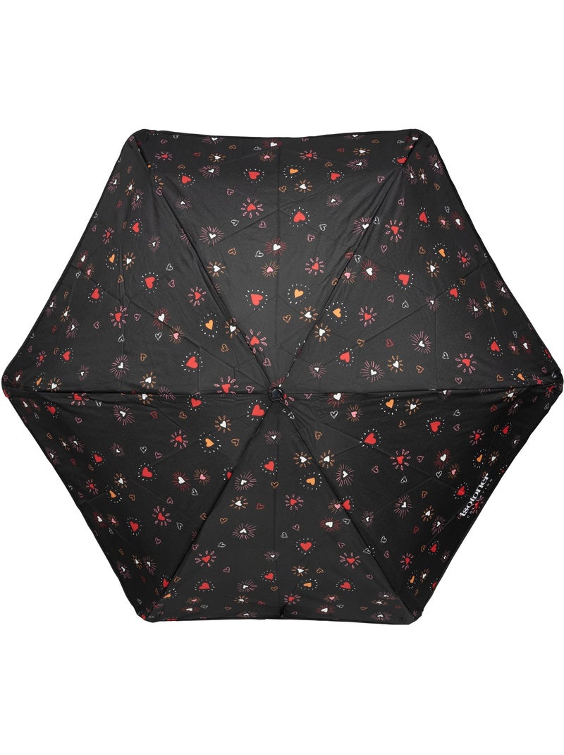 Ombrello resistente, idrorepellente, ampia copertura 98 cm, minimo 21 cm e donna isotoner Rosso - Kiabi