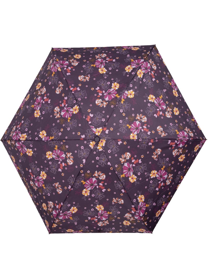 Ombrello resistente, idrorepellente, ampia copertura 98 cm, minimo 21 cm e donna isotoner Viola melanzana - Kiabi