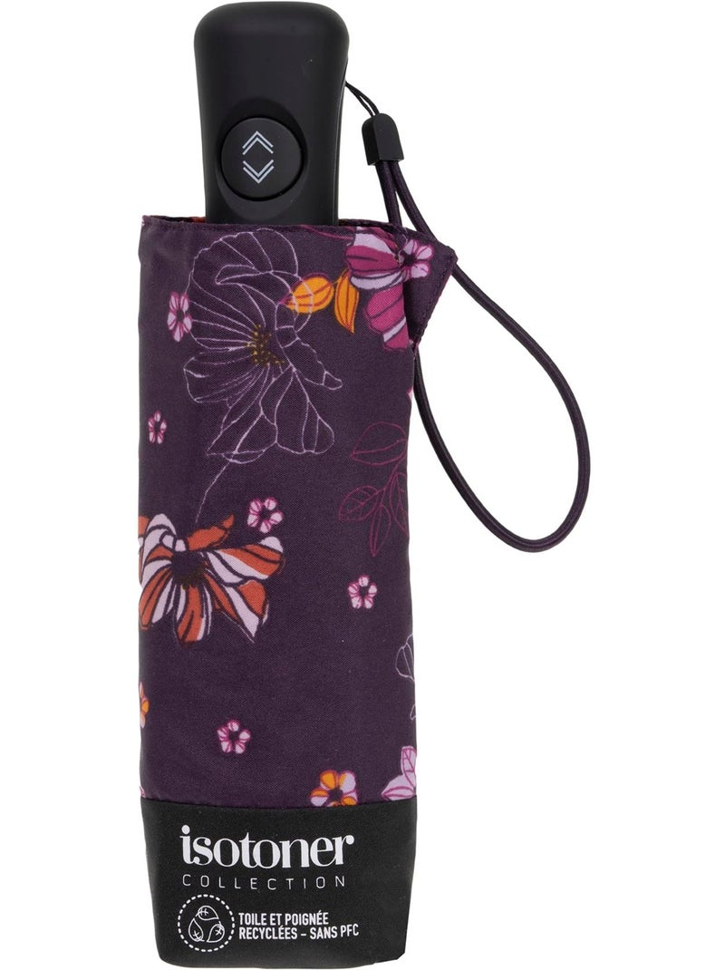 Ombrello resistente, idrorepellente, ampia copertura 98 cm, minimo 21 cm e donna isotoner Viola melanzana - Kiabi