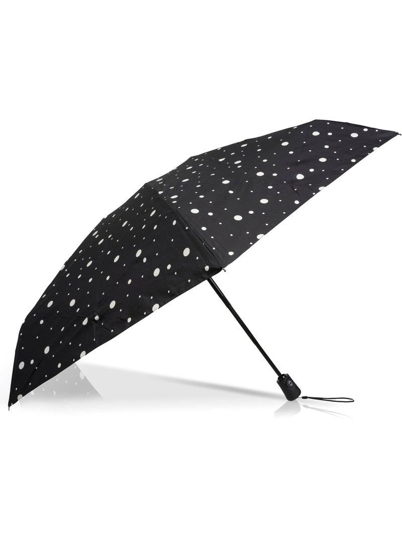 Ombrello resistente, idrorepellente, ampia copertura di 98 cm, minimo 21 cm e donna isotoner Nero Giallo - Kiabi