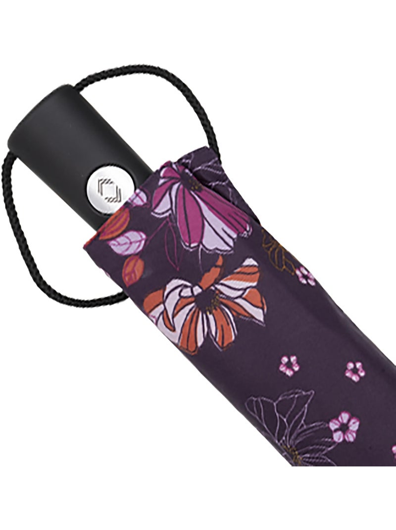 Ombrello resistente, idrorepellente, con apertura/chiusura automatica donna isotoner Viola/Corallo - Kiabi