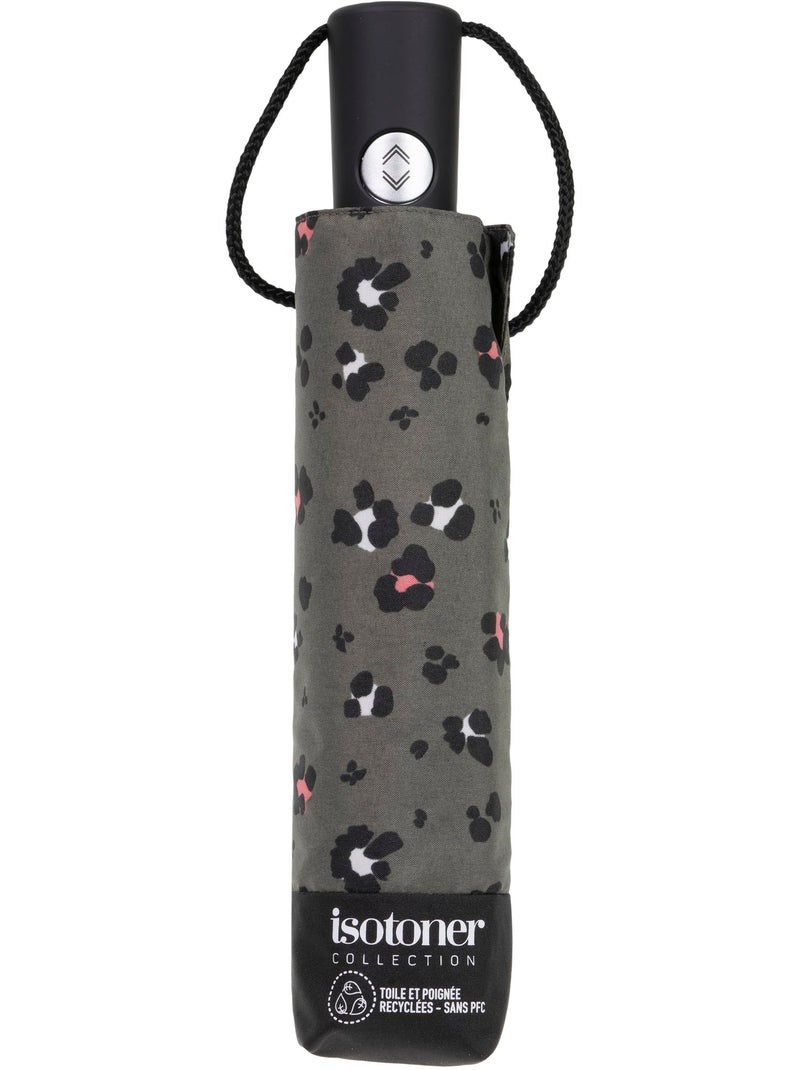 Ombrello resistente, idrorepellente, con apertura/chiusura automatica donna Nero Cachi Bianco - Kiabi