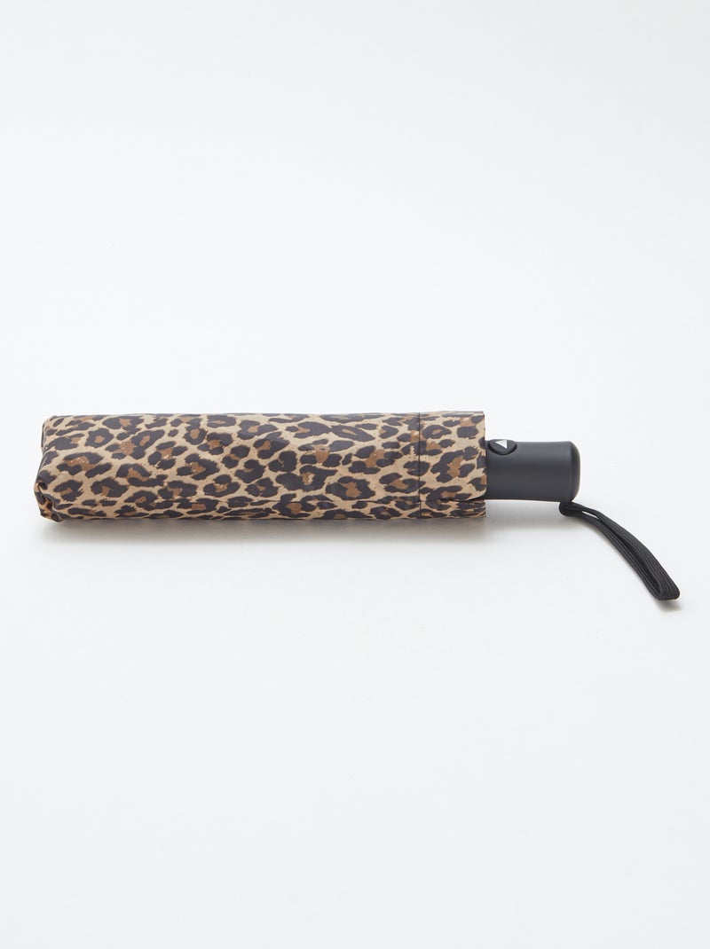 Ombrello retrattile con custodia BEIGE - Kiabi