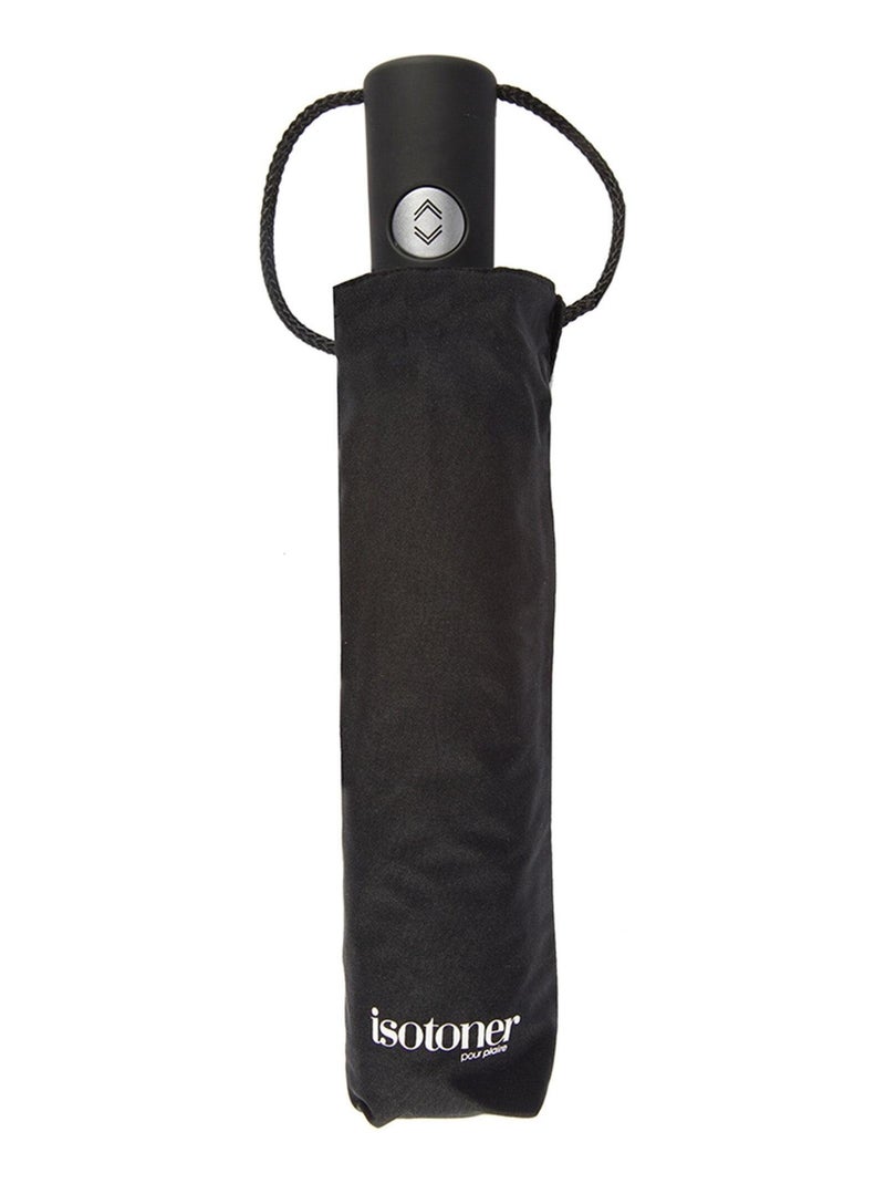 Ombrello robusto, ultra idrorepellente, con funzione di apertura/chiusura donna Isotoner Nero - Kiabi