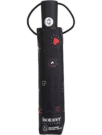 Ombrello robusto, ultra idrorepellente, con funzione di apertura/chiusura donna Isotoner
