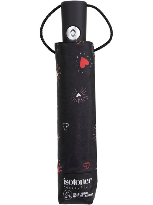 Ombrello robusto, ultra idrorepellente, con funzione di apertura/chiusura donna Isotoner - Kiabi