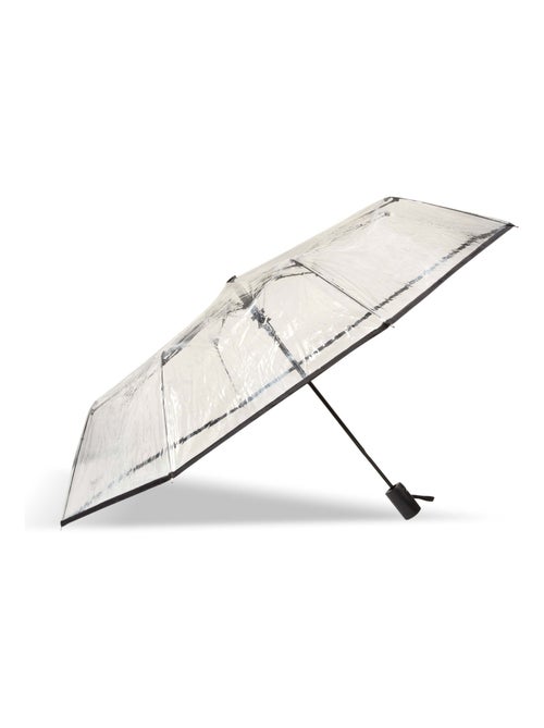 Ombrello solido, trasparente, apertura/chiusura manuale donna Isotoner - Kiabi