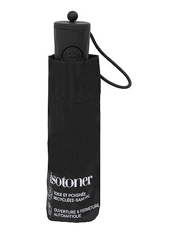 Ombrello solido, ultra idrorepellente, apertura automatica unisex adulto Isotoner