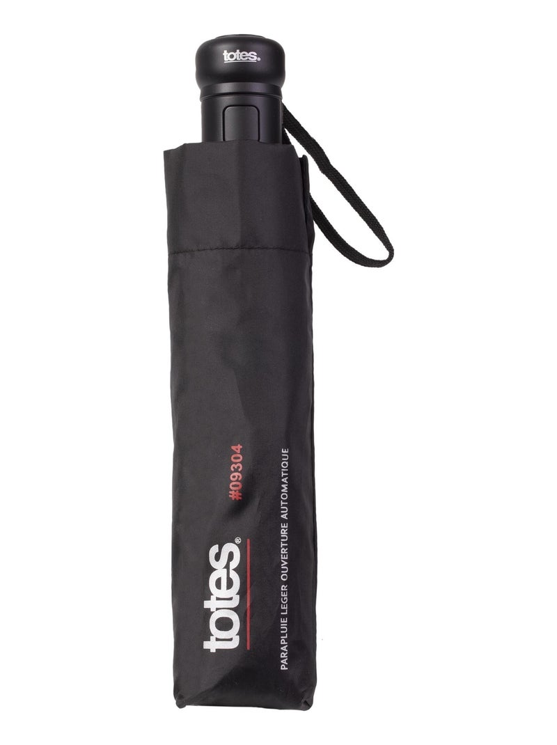 Ombrello solido, ultra idrorepellente, apertura automatica uomo Isotoner Nero - Kiabi