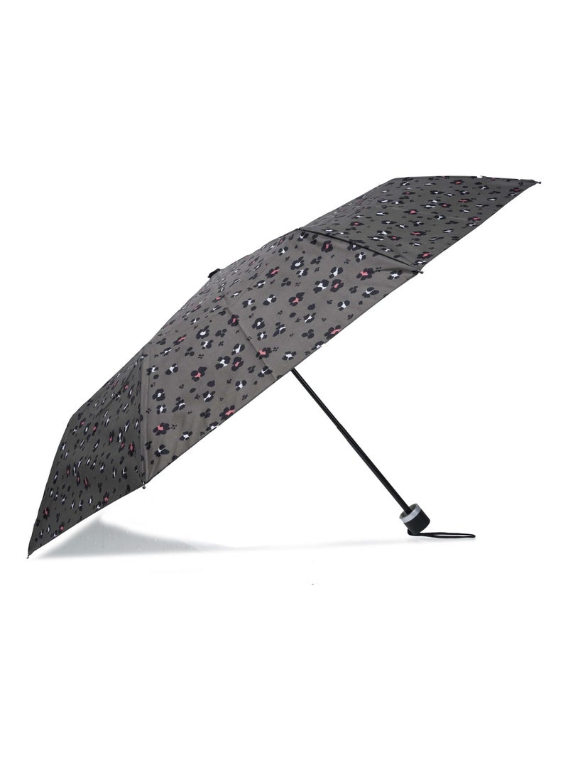 Ombrello solido, ultra-idrorepellente, apertura/chiusura manuale donna Isotoner Nero Cachi Bianco - Kiabi