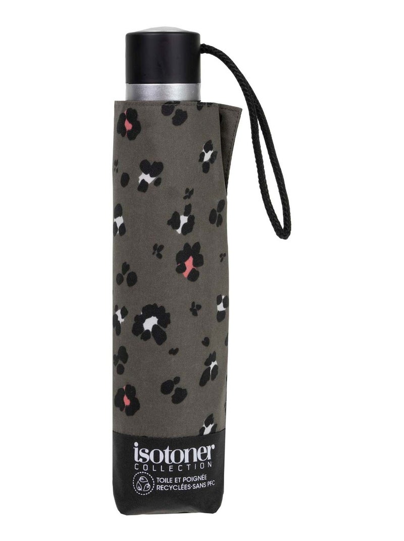 Ombrello solido, ultra-idrorepellente, apertura/chiusura manuale donna Isotoner Nero Cachi Bianco - Kiabi