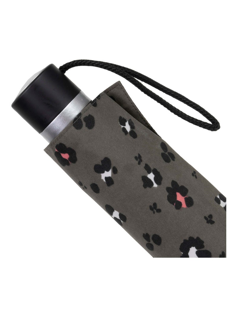 Ombrello solido, ultra-idrorepellente, apertura/chiusura manuale donna Isotoner Nero Cachi Bianco - Kiabi