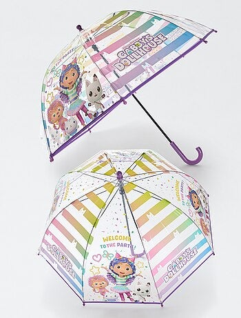 Ombrello trasparente 'Gabby's dollhouse'