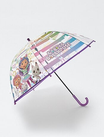 Ombrello trasparente 'Gabby's dollhouse'