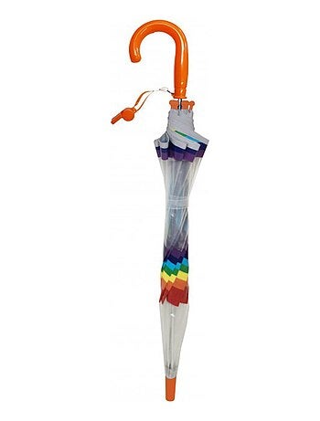 Ombrello trasparente per bambini, arcobaleno - SMATI