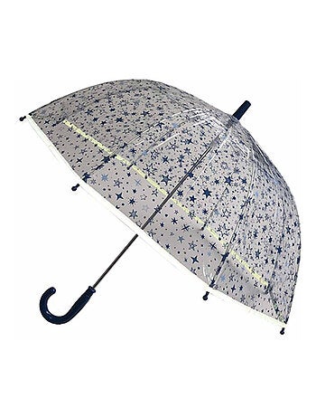 Ombrello trasparente per bambini, blue stars | SMATI