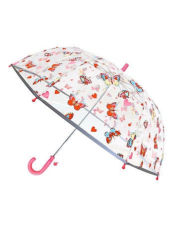 Ombrello trasparente per bambini, butterfly - SMATI