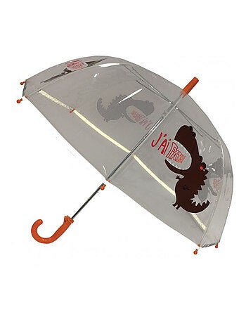 Ombrello trasparente per bambini, dinosauro - SMATI