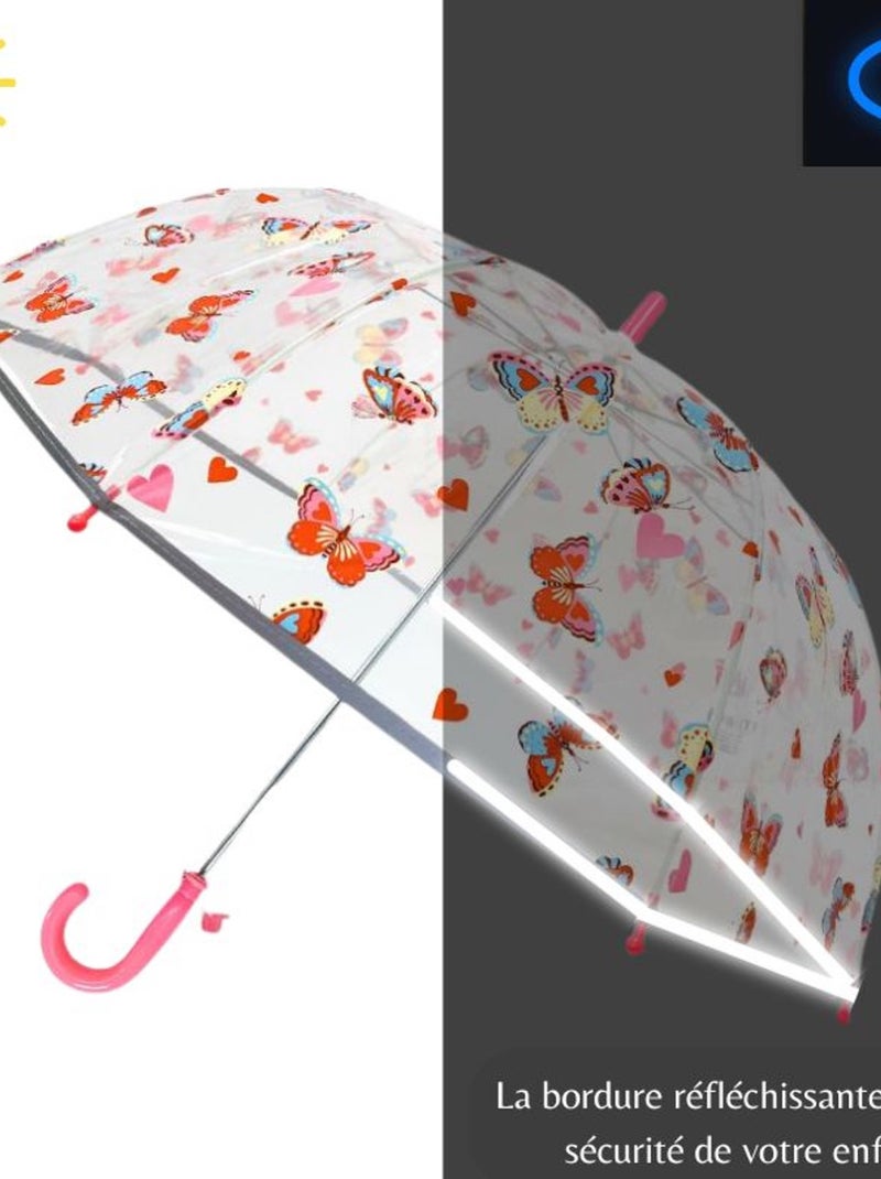 Ombrello trasparente per bambini | smati | smati Rosso - Kiabi