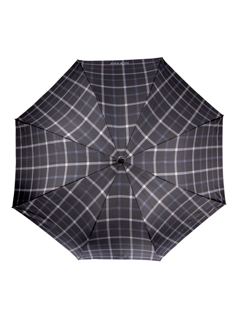 Ombrello X-tra Robusto, ultra idrorepellente, apertura/chiusura automatica uomo Isotoner Grigio nero - Kiabi