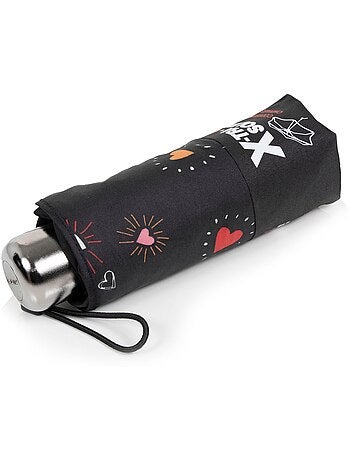 Ombrello X-TRA SOLIDE ALPHA mini 17,5 cm apertura manuale, compatto, senza donna Isotoner