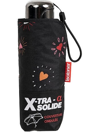 Ombrello X-TRA SOLIDE ALPHA mini 17,5 cm apertura manuale, compatto, senza donna Isotoner