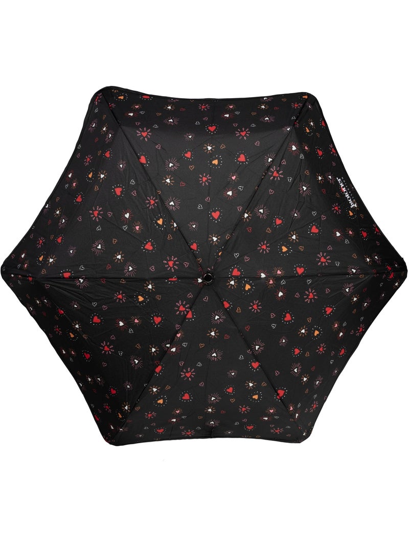 Ombrello xtra solide anti-ribaltamento, 23 cm, idrorepellente, donna isotoner Rosso - Kiabi
