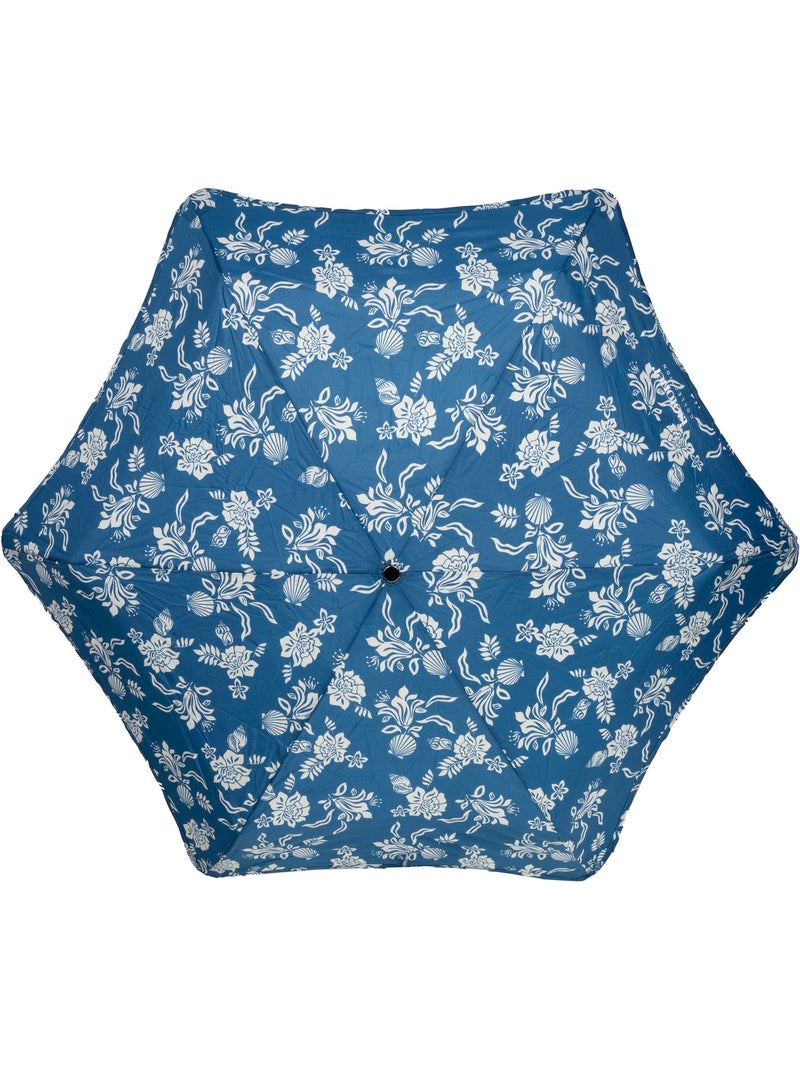 Ombrello xtra solide antiribaltamento, 23 cm, idrorepellente, apertura/chiusura donna isotoner Blu Bianco - Kiabi