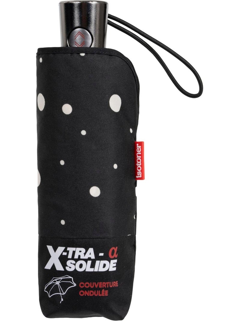 Ombrello xtra solide antiribaltamento, 23 cm, idrorepellente, apertura/chiusura donna isotoner Nero Giallo - Kiabi