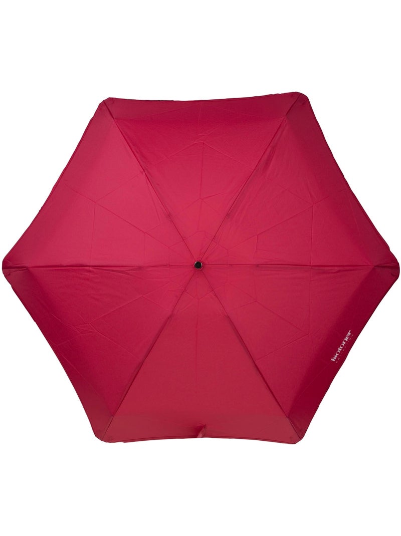 Ombrello xtra solide antiribaltamento, 23 cm, idrorepellente, apertura/chiusura donna Rosa lampone - Kiabi