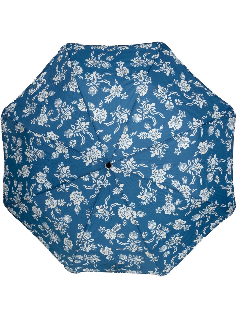 Ombrello xtra solide antiribaltamento, 28 cm, idrorepellente, apertura/chiusura donna isotoner Blu Bianco - Kiabi