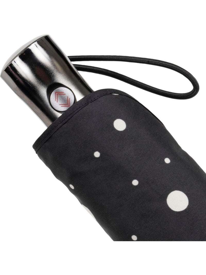Ombrello xtra solide antiribaltamento, 28 cm, idrorepellente, apertura/chiusura donna isotoner Nero Giallo - Kiabi
