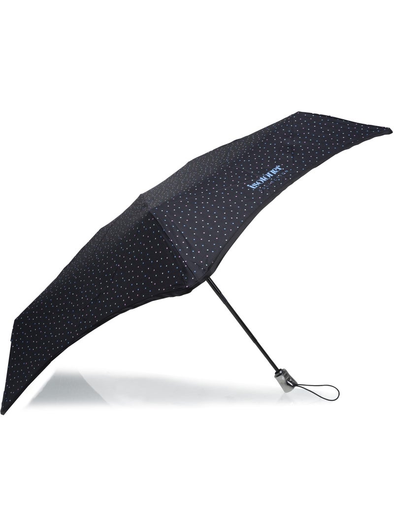 Ombrello xtra solide antiribaltamento, 28 cm, idrorepellente, apertura/chiusura donna isotoner Nero Rosa Blu - Kiabi