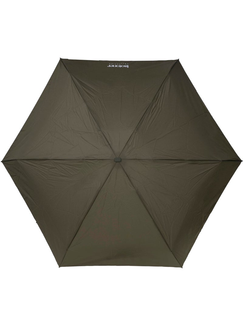 Ombrello xtra solide: resistente al ribaltamento, compatto e leggero, 17,5 cm, donna isotoner Cachi - Kiabi