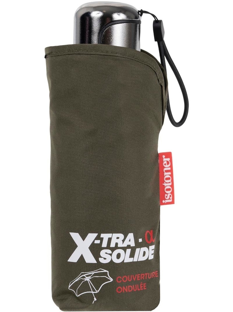 Ombrello xtra solide: resistente al ribaltamento, compatto e leggero, 17,5 cm, donna isotoner Cachi - Kiabi