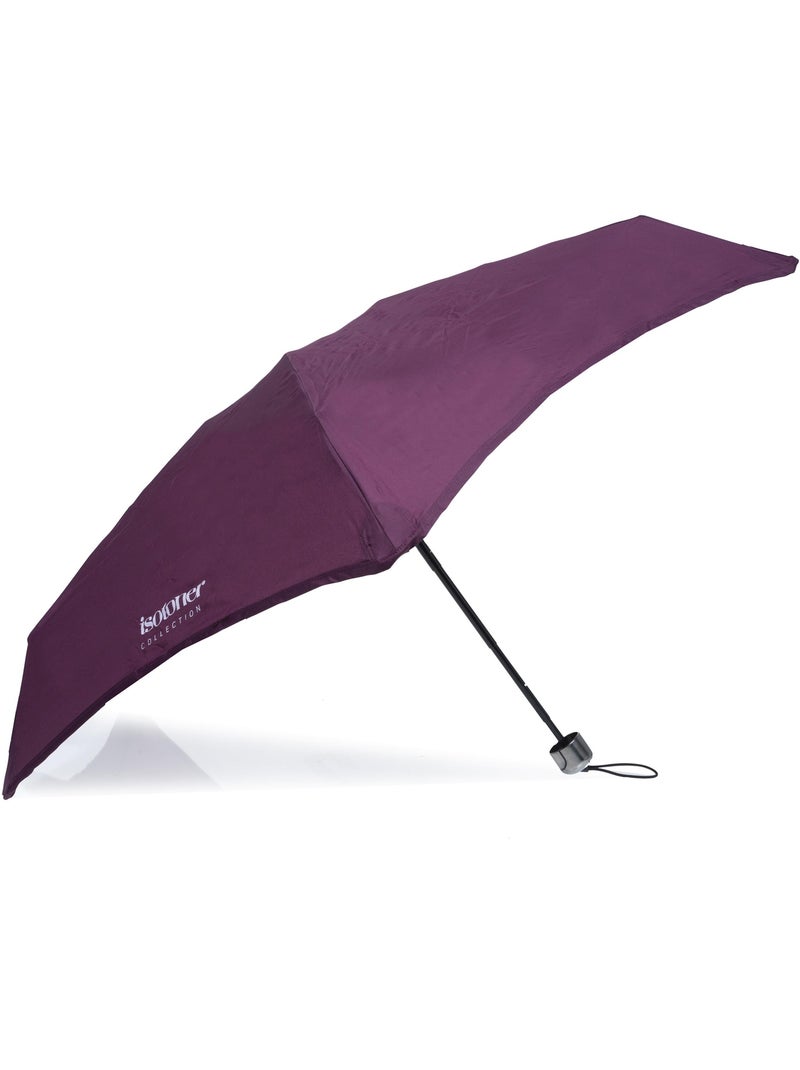 Ombrello xtra solide: resistente al ribaltamento, compatto e leggero, 17,5 cm, donna isotoner Prugna - Kiabi