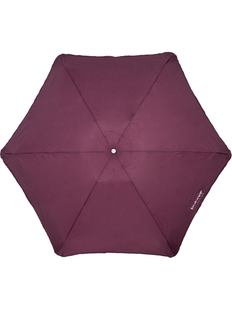 Ombrello xtra solide: resistente al ribaltamento, compatto e leggero, 17,5 cm, donna isotoner Prugna - Kiabi