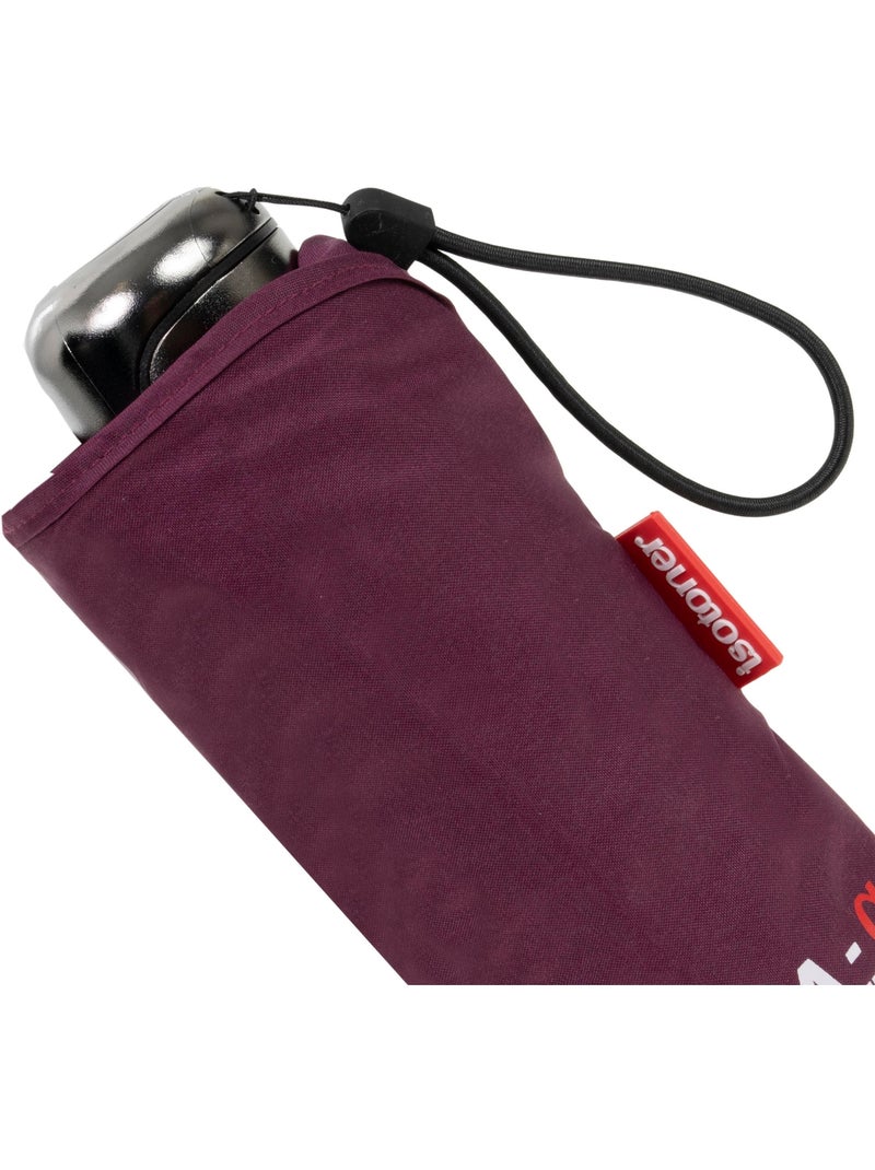 Ombrello xtra solide: resistente al ribaltamento, compatto e leggero, 17,5 cm, donna isotoner Prugna - Kiabi